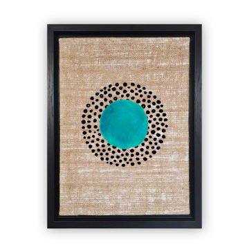 Siyah L Çerçeveli Tablo 96cm x 136cm