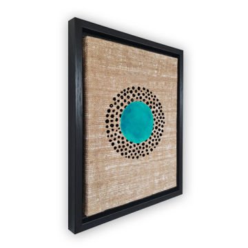 Siyah L Çerçeveli Tablo 96cm x 136cm