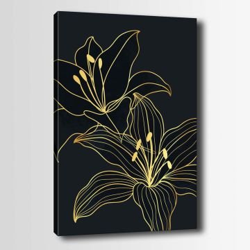 Çiçek Kanvas Tablo 50cm x 70cm