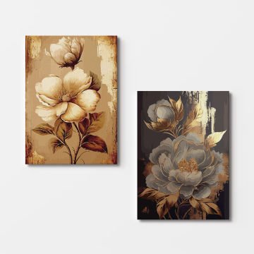 2 Parçalı Kanvas Tablo