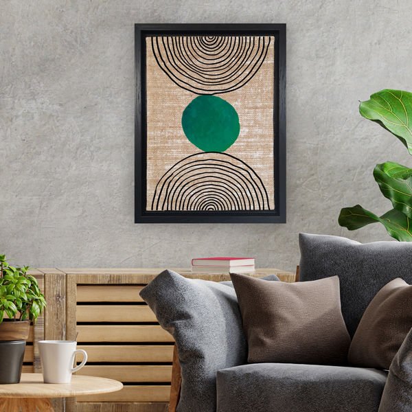 Siyah L Çerçeveli Tablo 36cm x 46cm