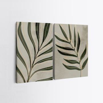 2 Parçalı Kanvas Tablo