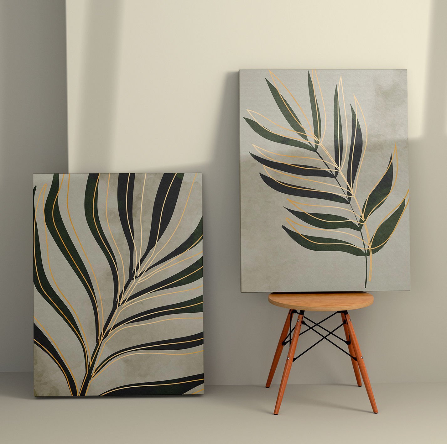 2 Parçalı Kanvas Tablo