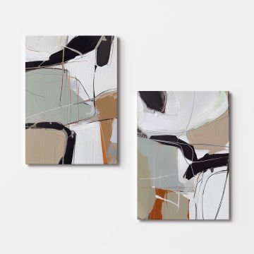 2 Parçalı Kanvas Tablo