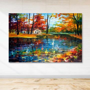 Dev Boyut Kanvas Tablo 100cm x 140cm