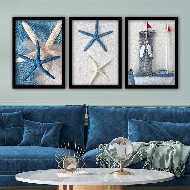 3 Parçalı Çerçeveli Tablo