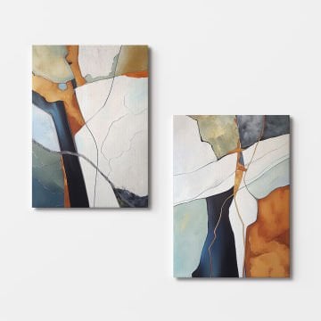 2 Parçalı Kanvas Tablo