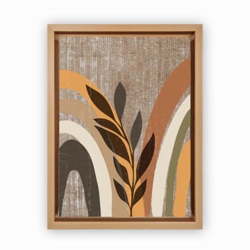 Naturel L Çerçeveli Tablo 46cm x 66cm