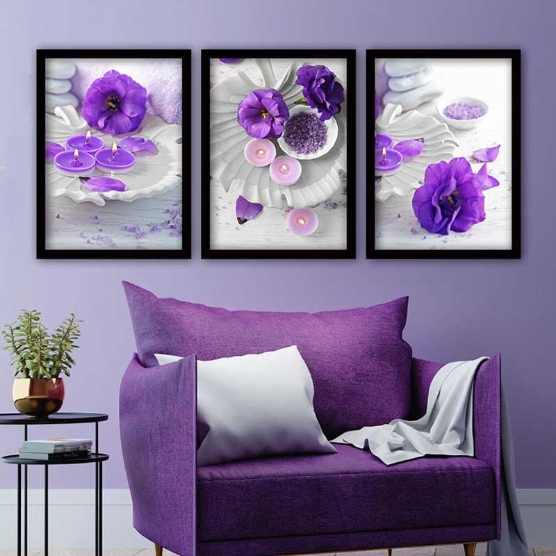 3 Parçalı Çerçeveli Tablo