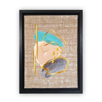 Siyah L Çerçeveli Tablo