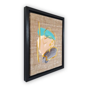 Siyah L Çerçeveli Tablo