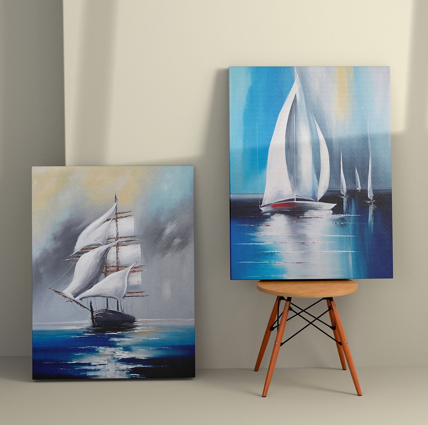 2 Parçalı Kanvas Tablo