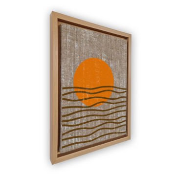 Naturel L Çerçeveli Tablo 46cm x 66cm