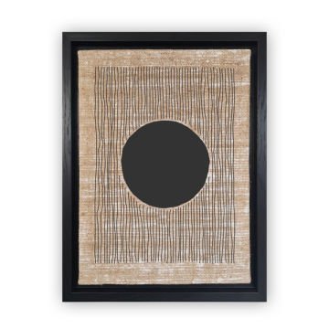 Siyah L Çerçeveli Tablo 66cm x 96cm
