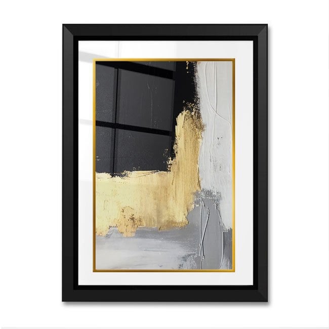 Çerçeveli Cam Paspartulu Tablo