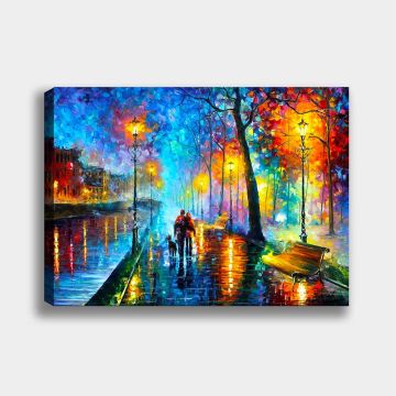 Soyut Dekoratif Kanvas Tablo 70cm x 100cm