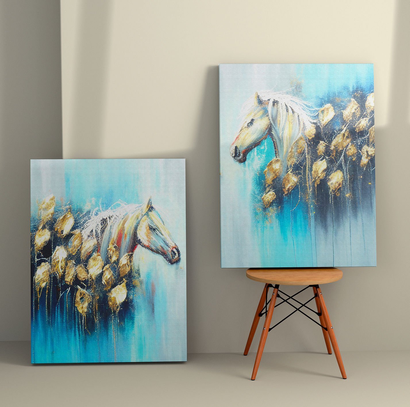 2 Parçalı Kanvas Tablo