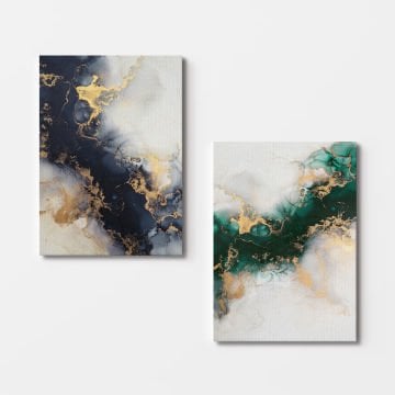 2 Parçalı Kanvas Tablo