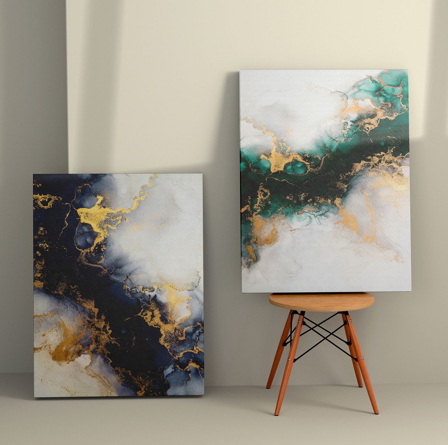 2 Parçalı Kanvas Tablo