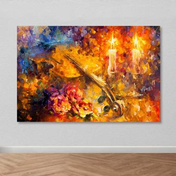 Dev Boyut Kanvas Tablo 100cm x 140cm