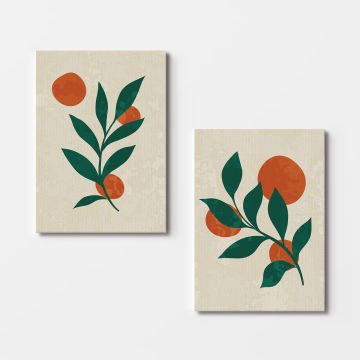 2 Parçalı Kanvas Tablo