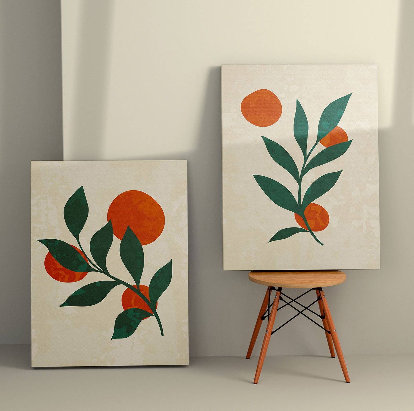 2 Parçalı Kanvas Tablo