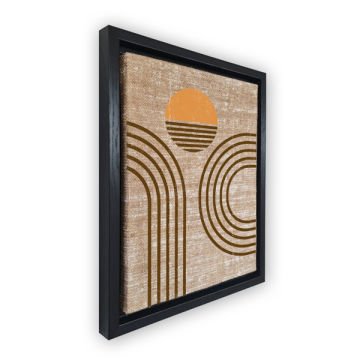 Siyah L Çerçeveli Tablo