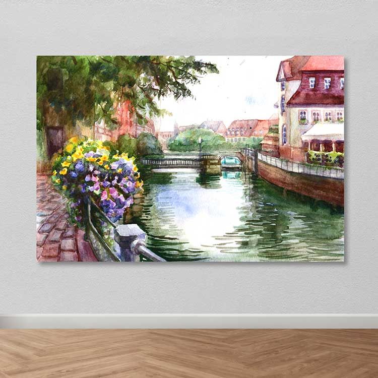 Dev Boyut Kanvas Tablo