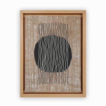 Naturel L Çerçeveli Tablo 96cm x 136cm