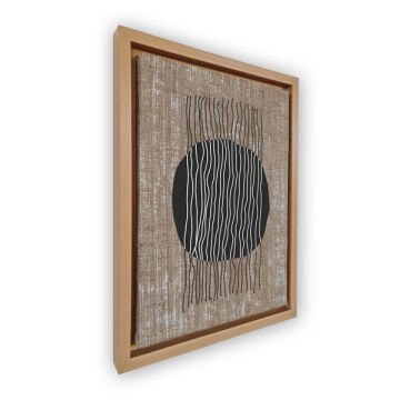 Naturel L Çerçeveli Tablo 96cm x 136cm