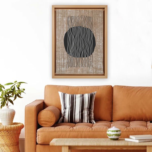 Naturel L Çerçeveli Tablo 96cm x 136cm