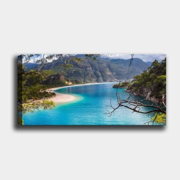 Yatay Kanvas Tablo 30cm x 90cm