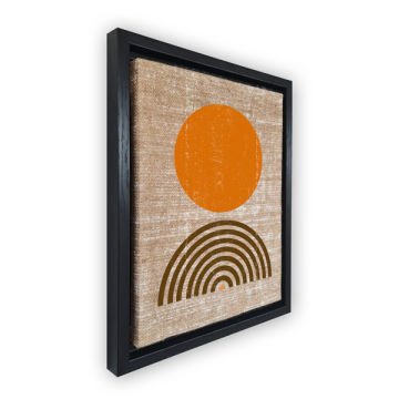 Siyah L Çerçeveli Tablo 36cm x 46cm