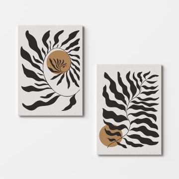 2 Parçalı Kanvas Tablo