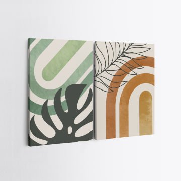 2 Parçalı Kanvas Tablo