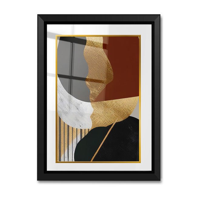 Çerçeveli Cam Paspartulu Tablo 52cm x 72cm
