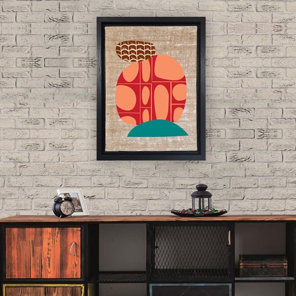 Siyah L Çerçeveli Tablo