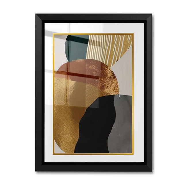 Çerçeveli Cam Paspartulu Tablo 52cm x 72cm