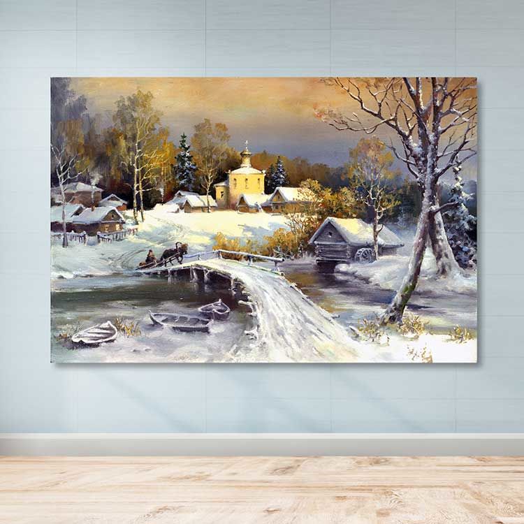 Dev Boyut Kanvas Tablo 100cm x 140cm
