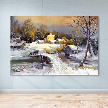 Dev Boyut Kanvas Tablo 100cm x 140cm
