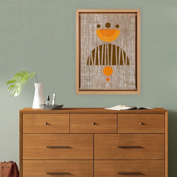 Naturel L Çerçeveli Tablo 96cm x 136cm