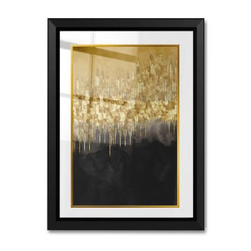 Çerçeveli Cam Paspartulu Tablo 52cm x 72cm