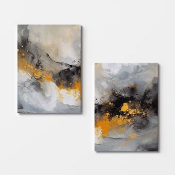 2 Parçalı Kanvas Tablo