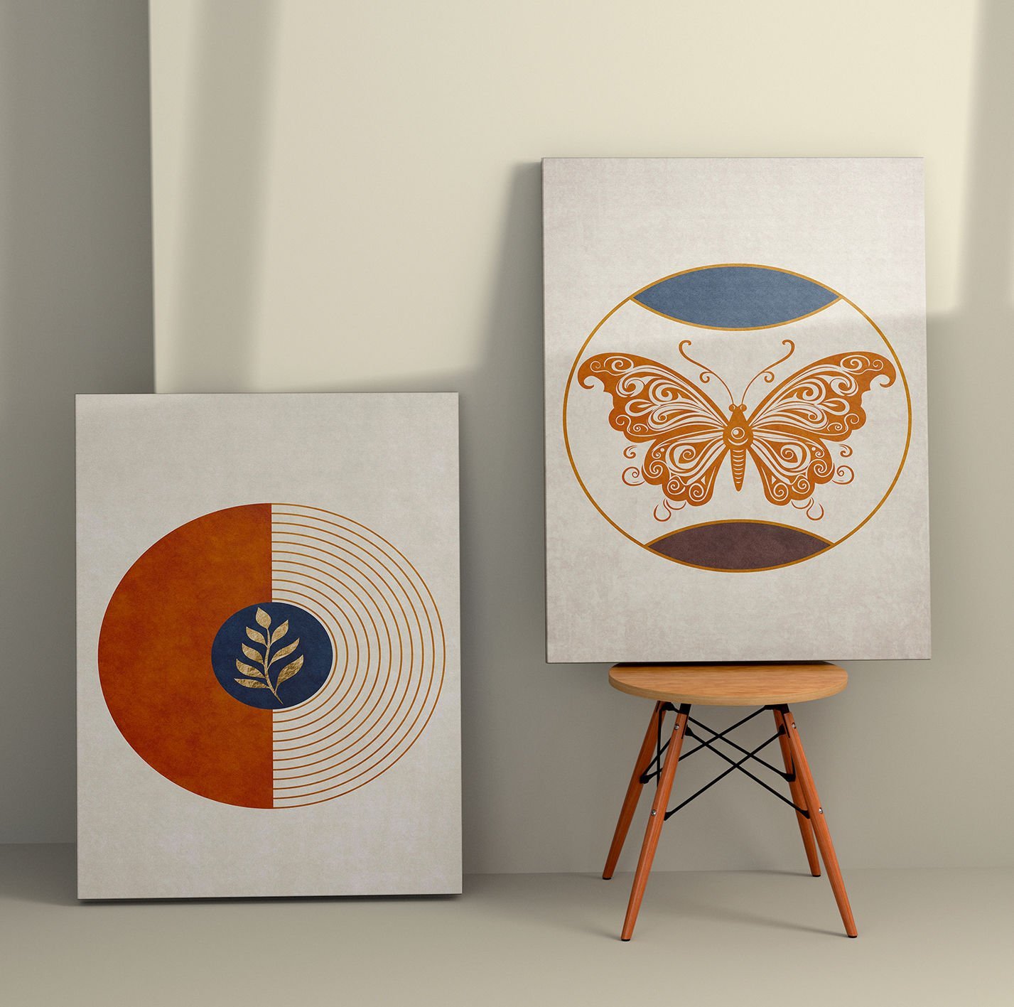 2 Parçalı Kanvas Tablo