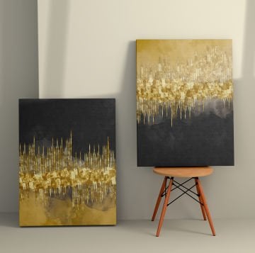 2 Parçalı Kanvas Tablo