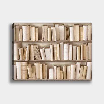 Kitaplık Kanvas Tablo 30cm x 40cm