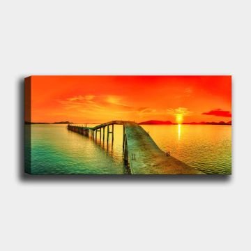 Yatay Kanvas Tablo 50cm x 120cm