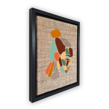 Siyah L Çerçeveli Tablo