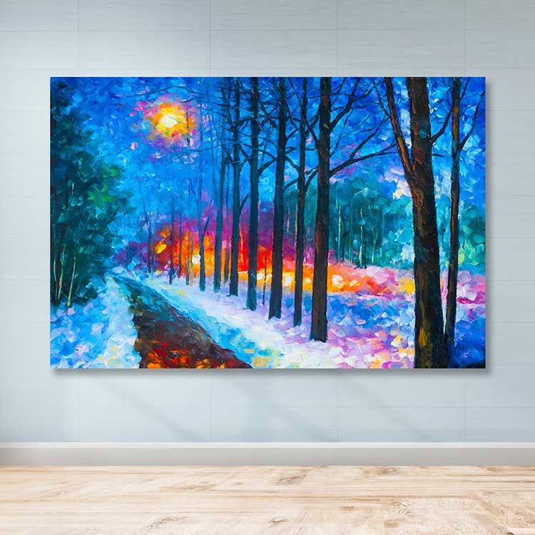 Dev Boyut Kanvas Tablo 100cm x 140cm