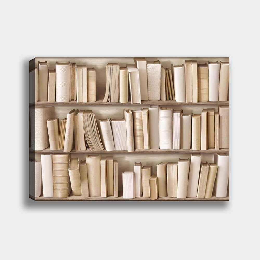 Kitaplık Kanvas Tablo 90cm x 130cm